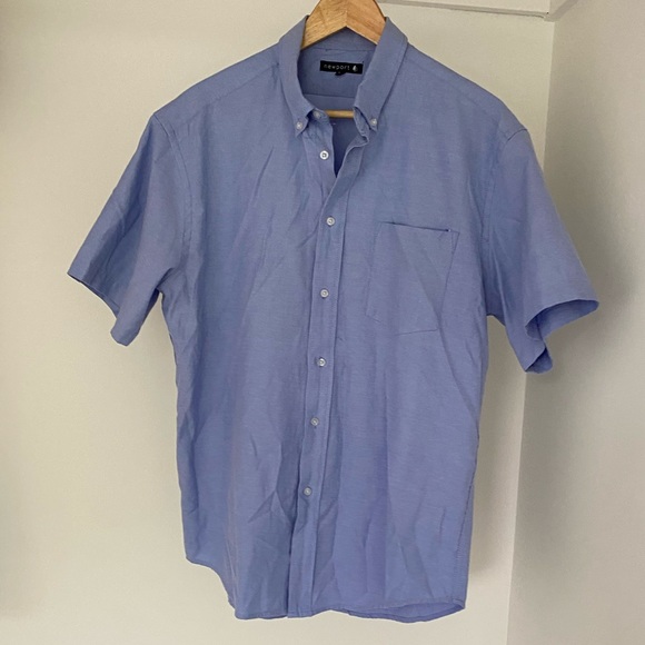 light blue wash casual button t - Picture 3 of 3